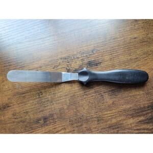 Vintage Wilton Comfort Grip Frosting Spatula - 9" - Black - Japan